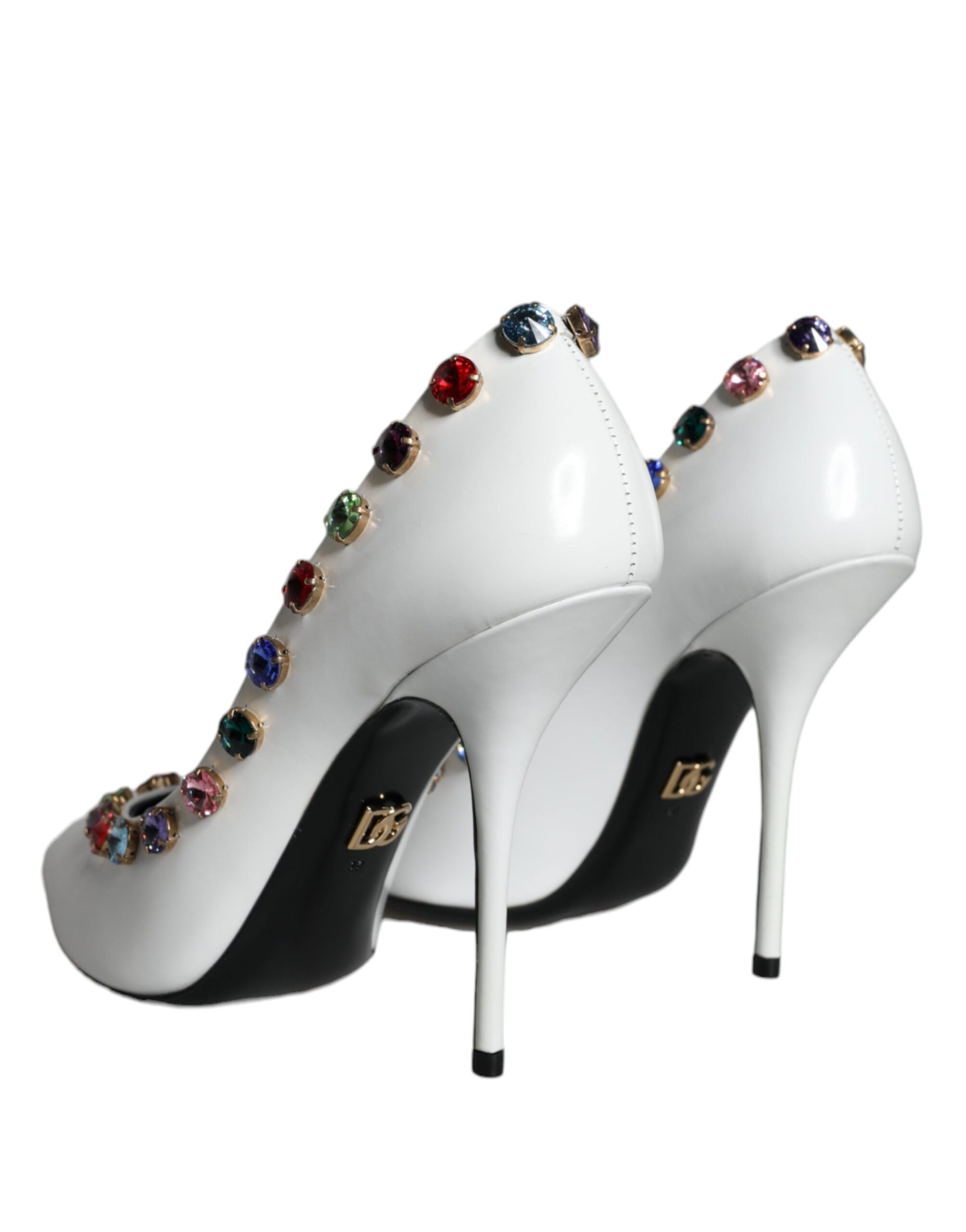 Dolce & Gabbana White High Heel for Women side view
