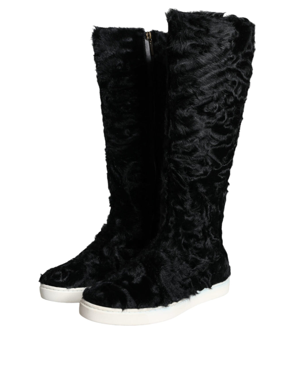 Dolce & Gabbana Black Flat for Women detail view