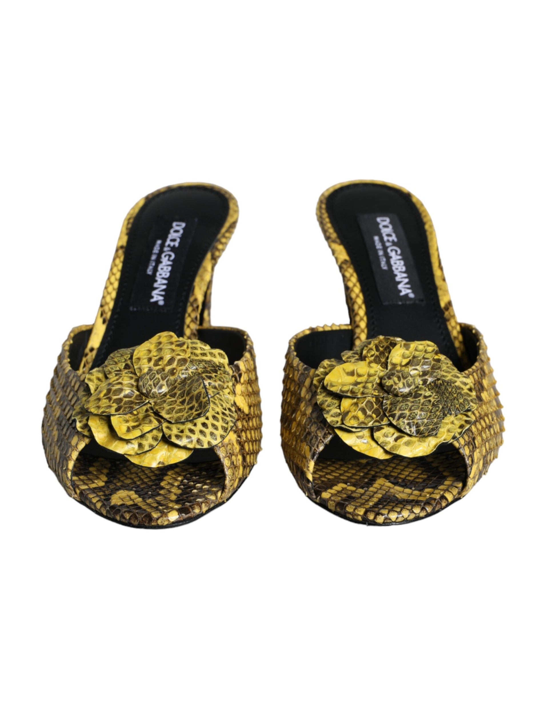 Dolce & Gabbana Yellow Stiletto Heels for Women alternate view