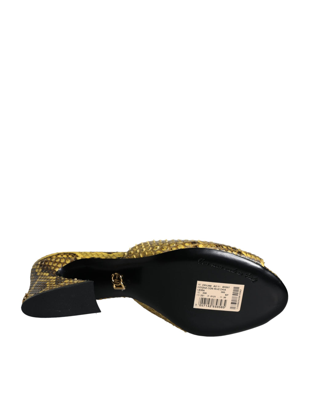 Dolce & Gabbana Yellow Stiletto Heels for Women additional view