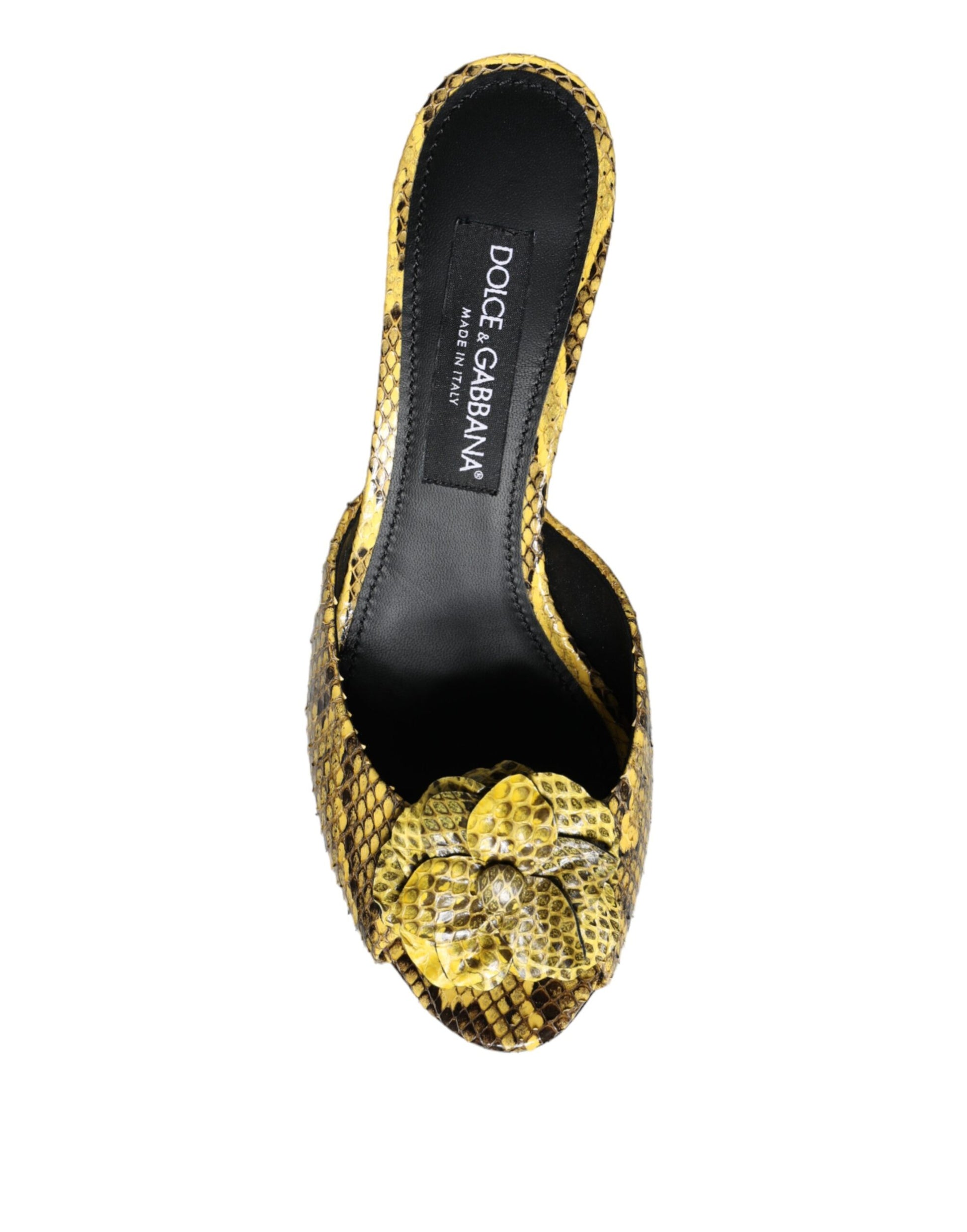 Dolce & Gabbana Yellow Stiletto Heels for Women additional view