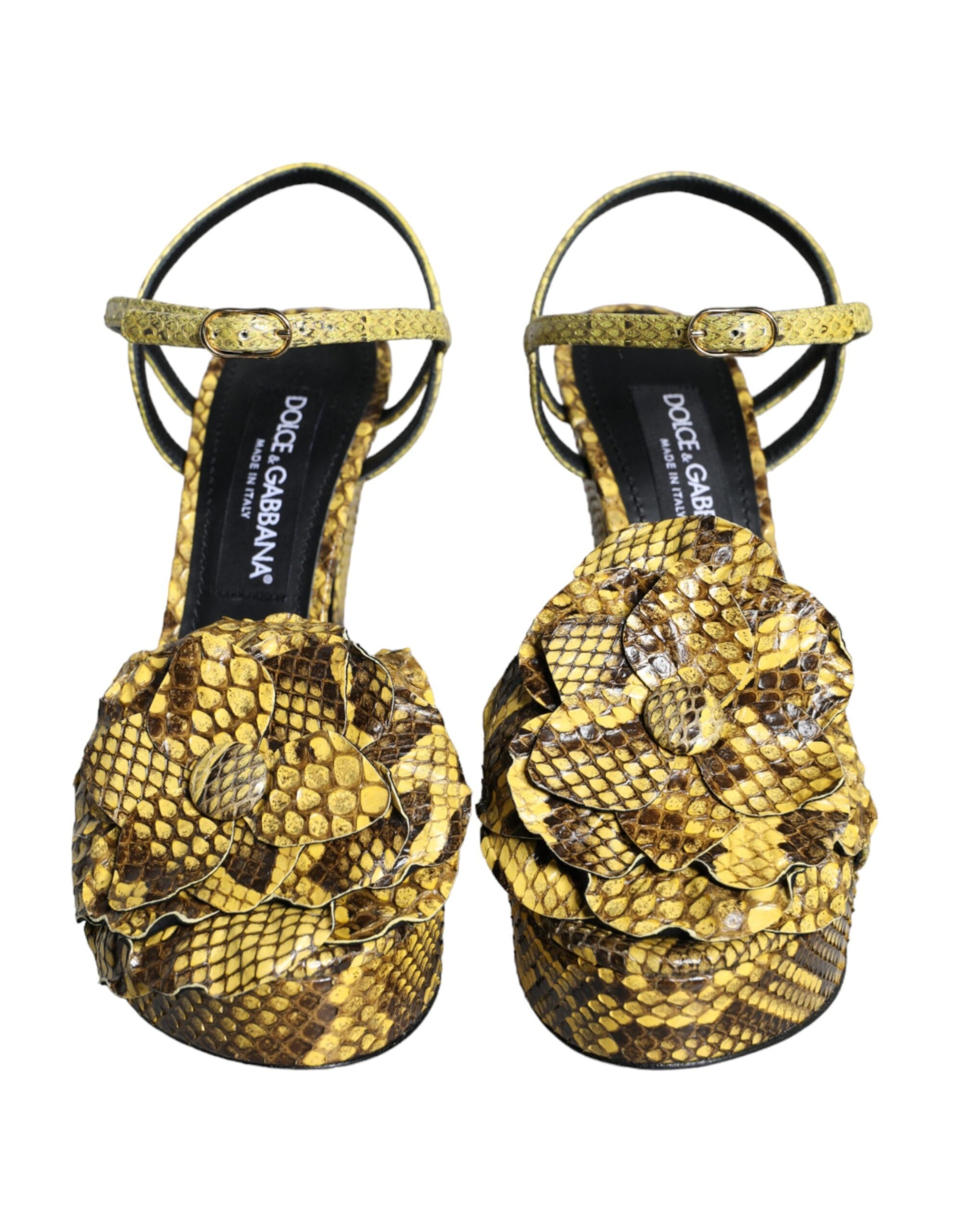 Dolce & Gabbana Yellow Stiletto Heels for Women alternate view