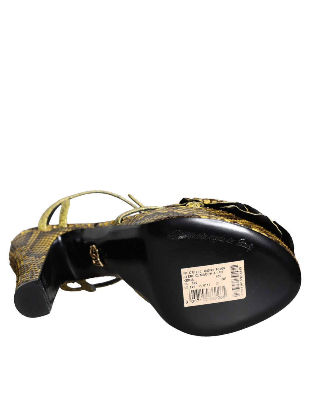 Dolce & Gabbana Yellow Stiletto Heels for Women additional view
