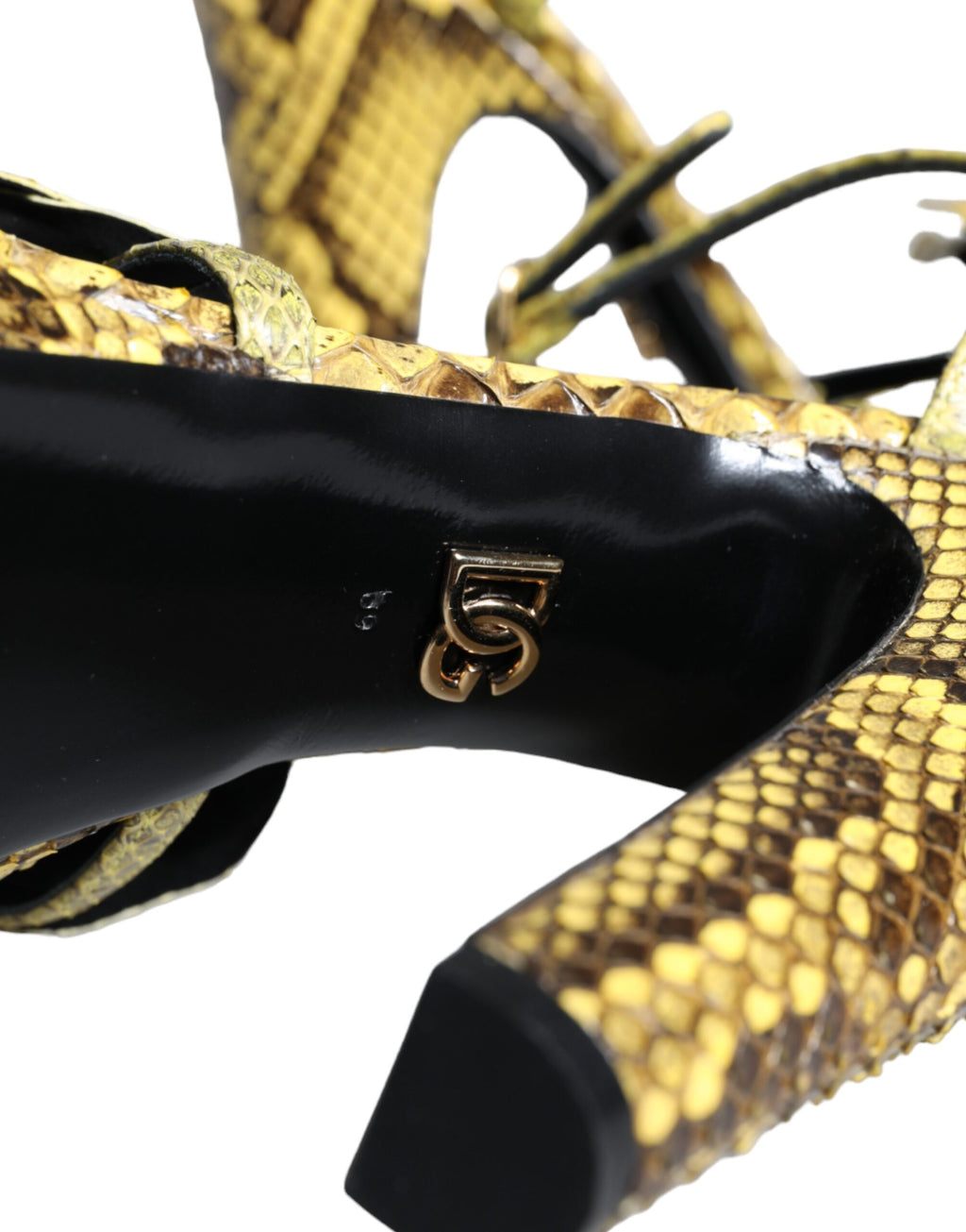 Dolce & Gabbana Yellow Stiletto Heels for Women additional view