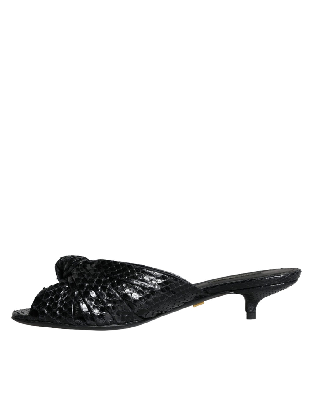 Dolce & Gabbana Black Stiletto Heels for Women side view