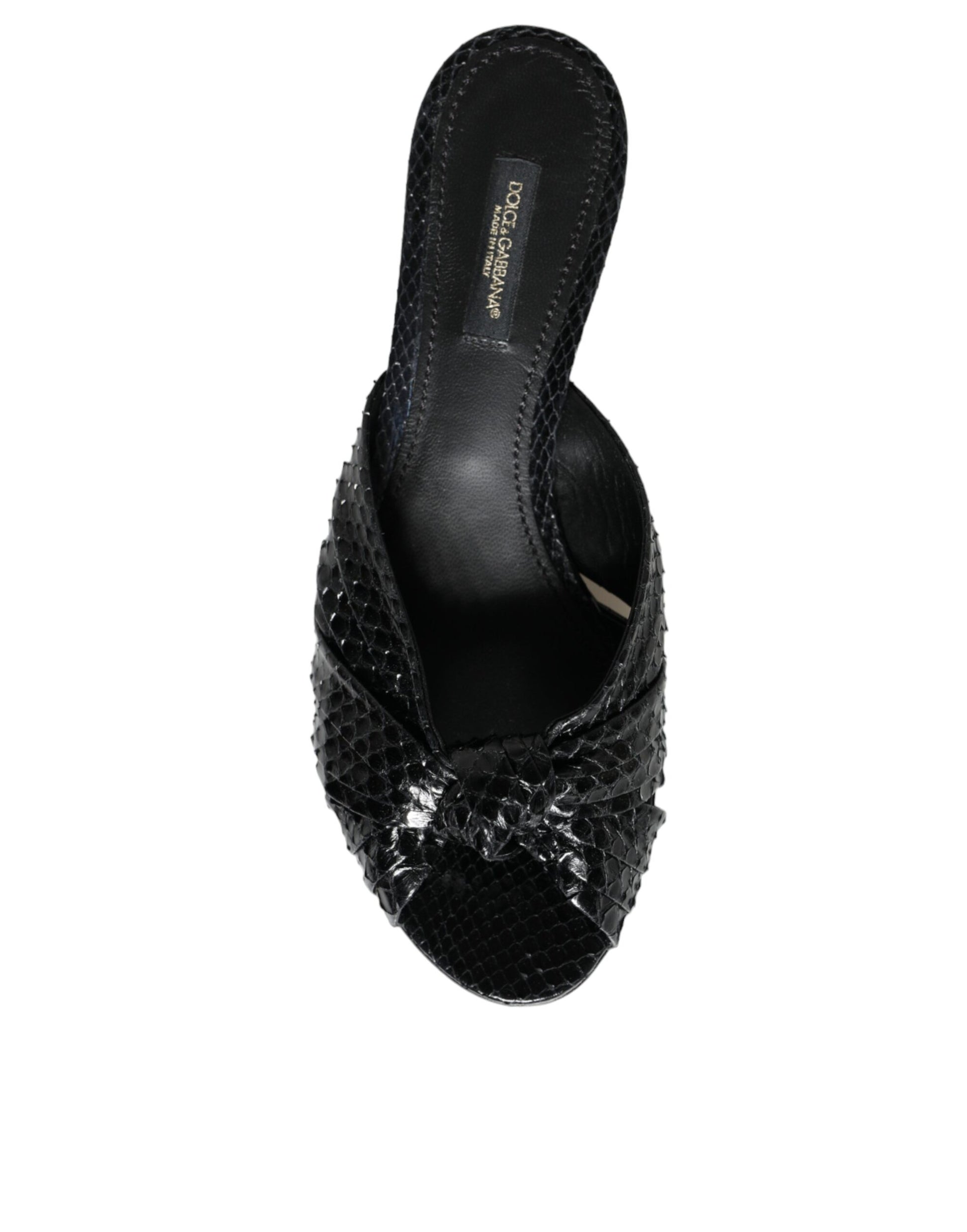 Dolce & Gabbana Black Stiletto Heels for Women additional view