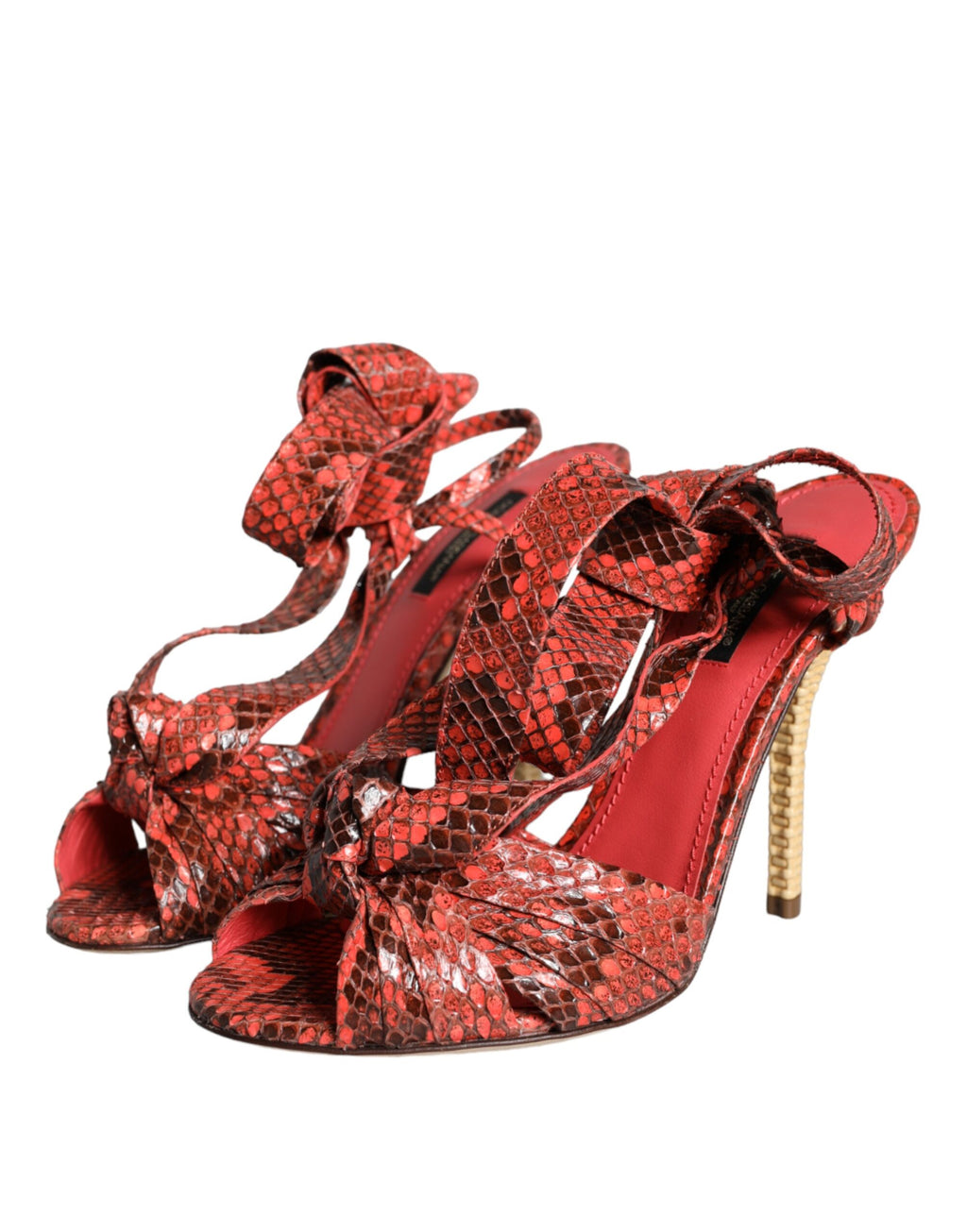 Dolce & Gabbana Orange Stiletto Heels for Women detail view