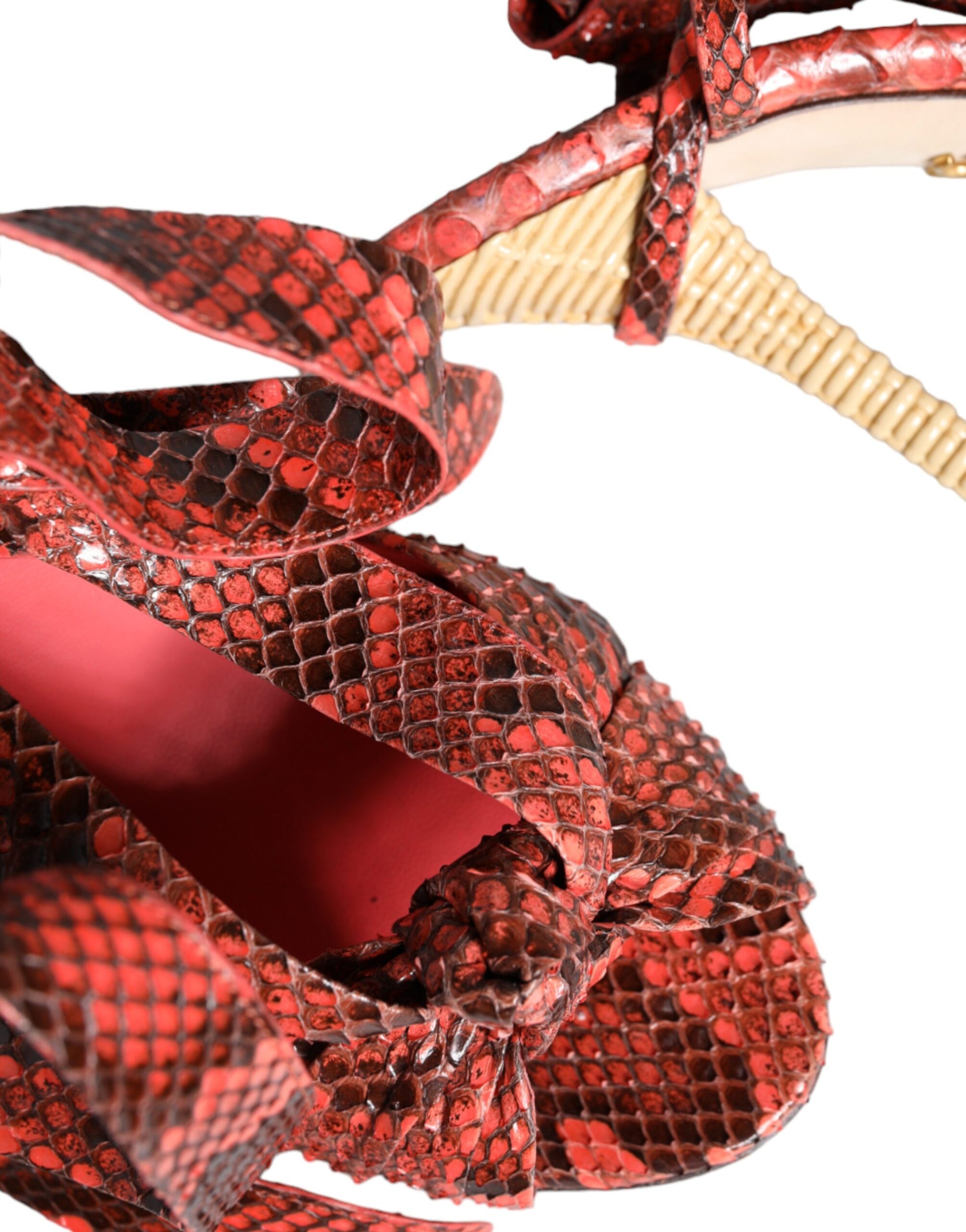 Dolce & Gabbana Orange Stiletto Heels for Women additional view
