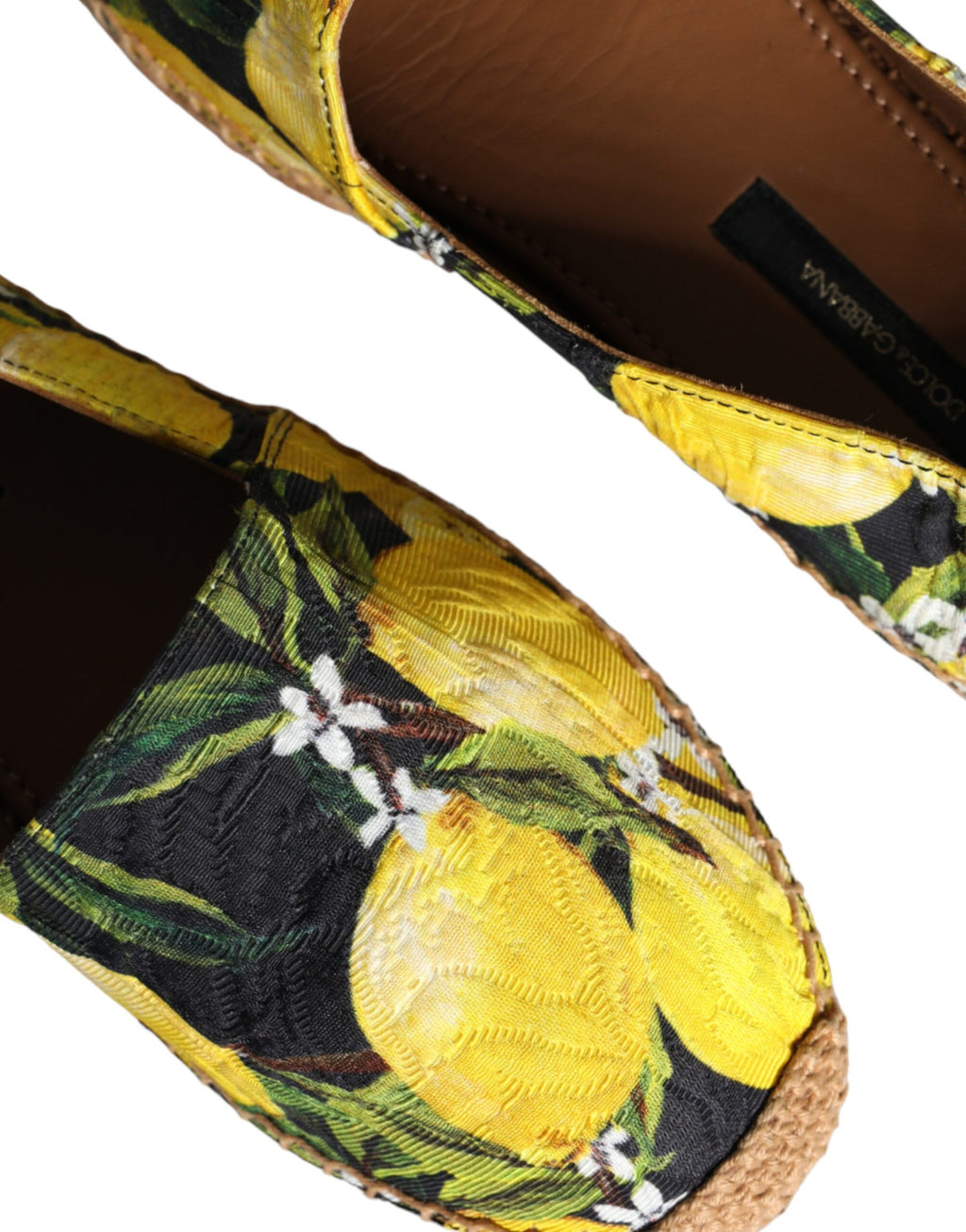 Chaussures Espadrilles à enfiler multicolores Dolce & Gabbana Lemon
