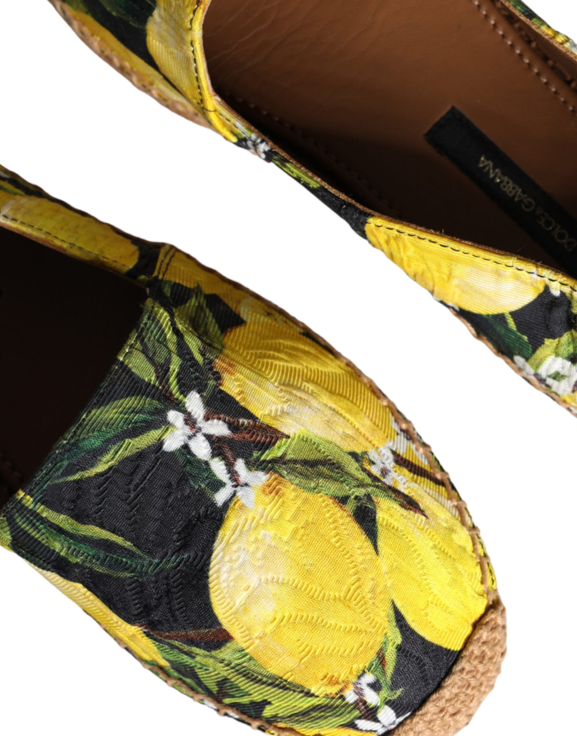 Chaussures Espadrilles à enfiler multicolores Dolce & Gabbana Lemon