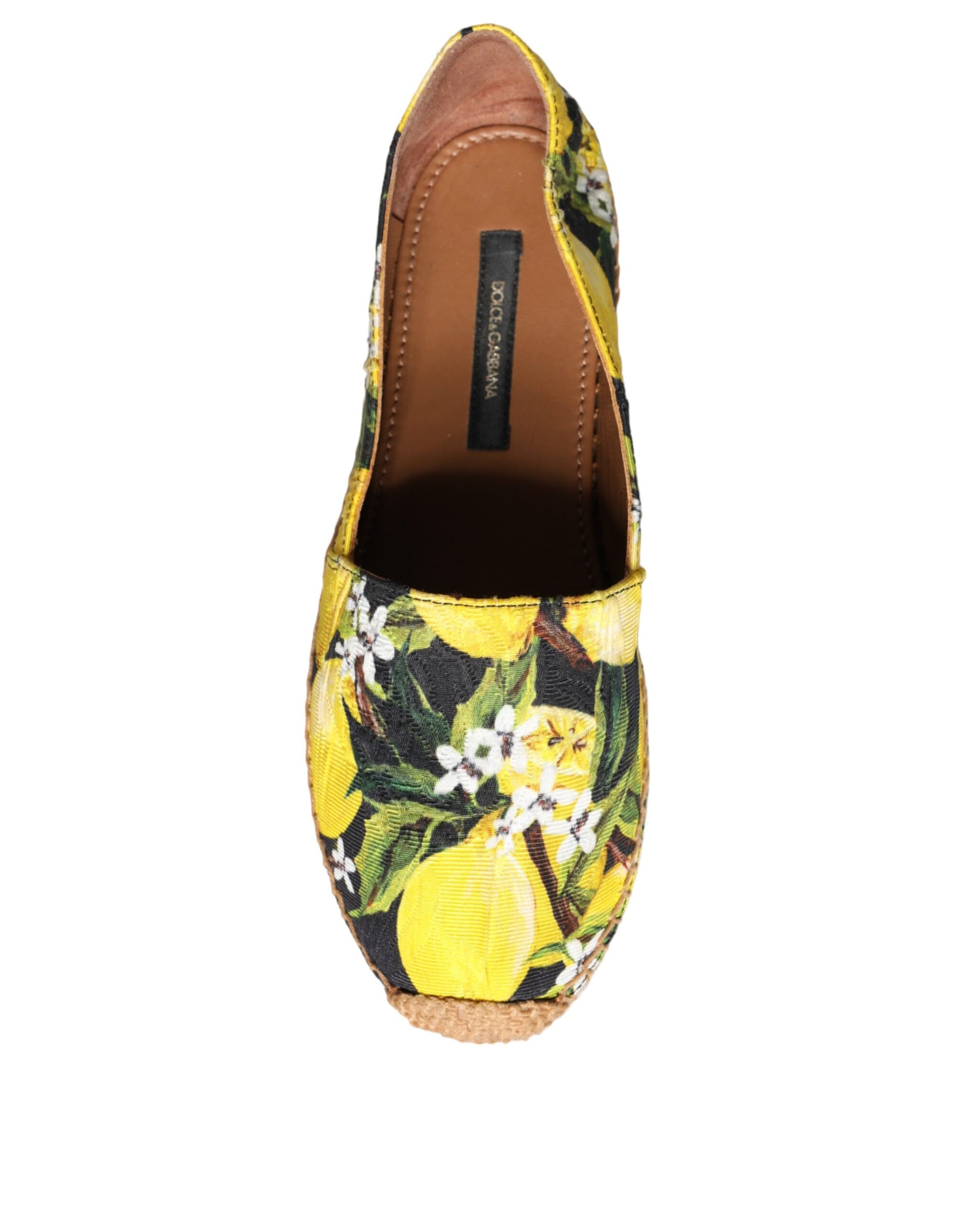 Chaussures Espadrilles à enfiler multicolores Dolce & Gabbana Lemon