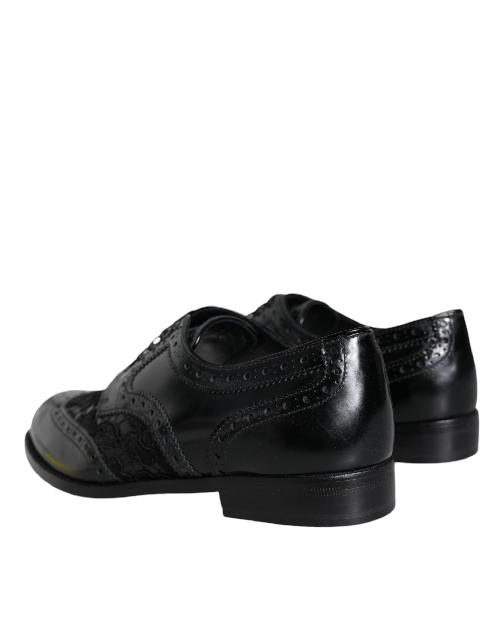 Dolce & Gabbana Black Oxfords And Derbies for Women side view