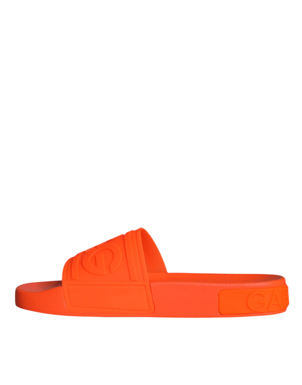 Chaussons de plage Dolce & Gabbana en caoutchouc orange
