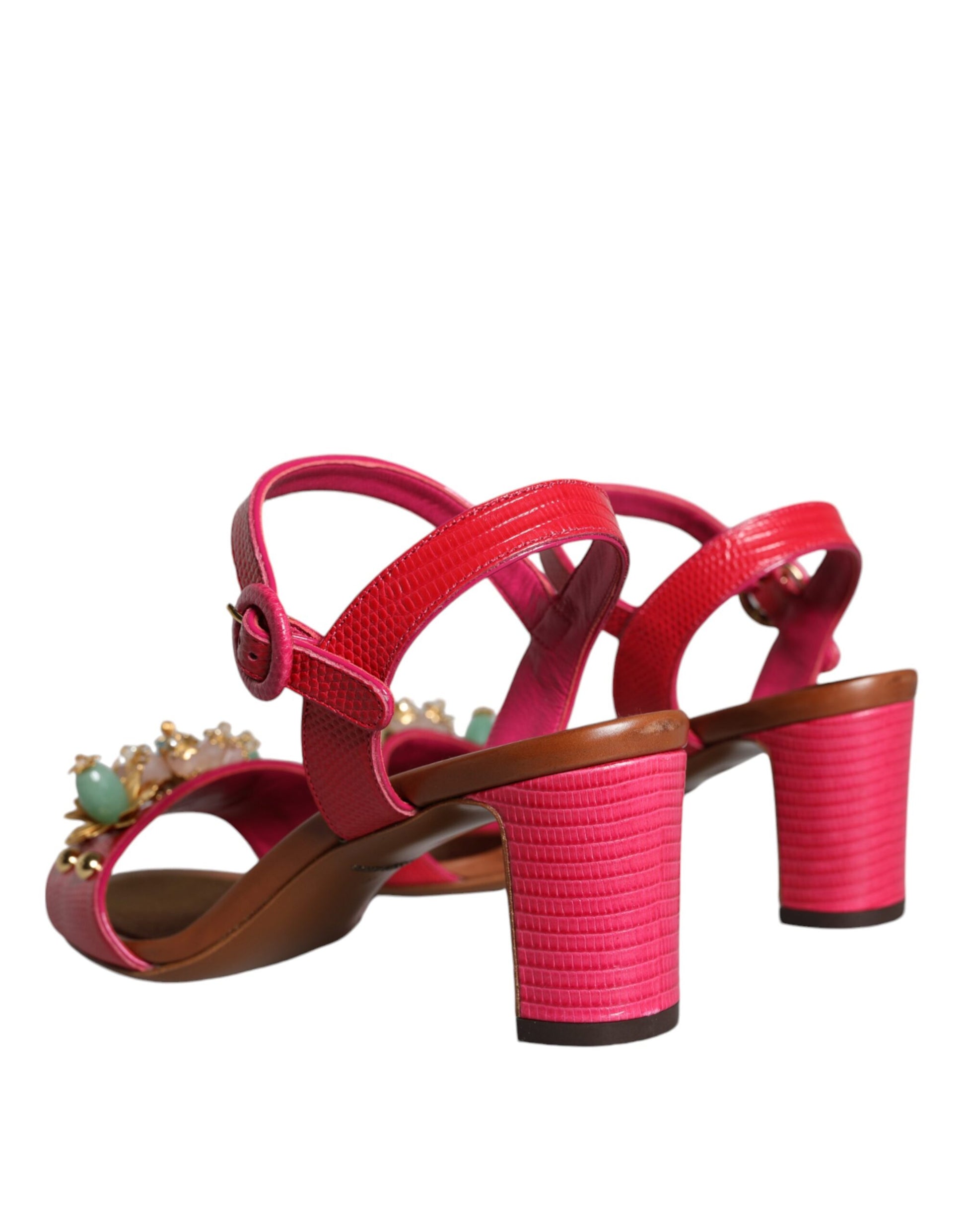 Dolce & Gabbana Pink Stiletto Heels for Women side view