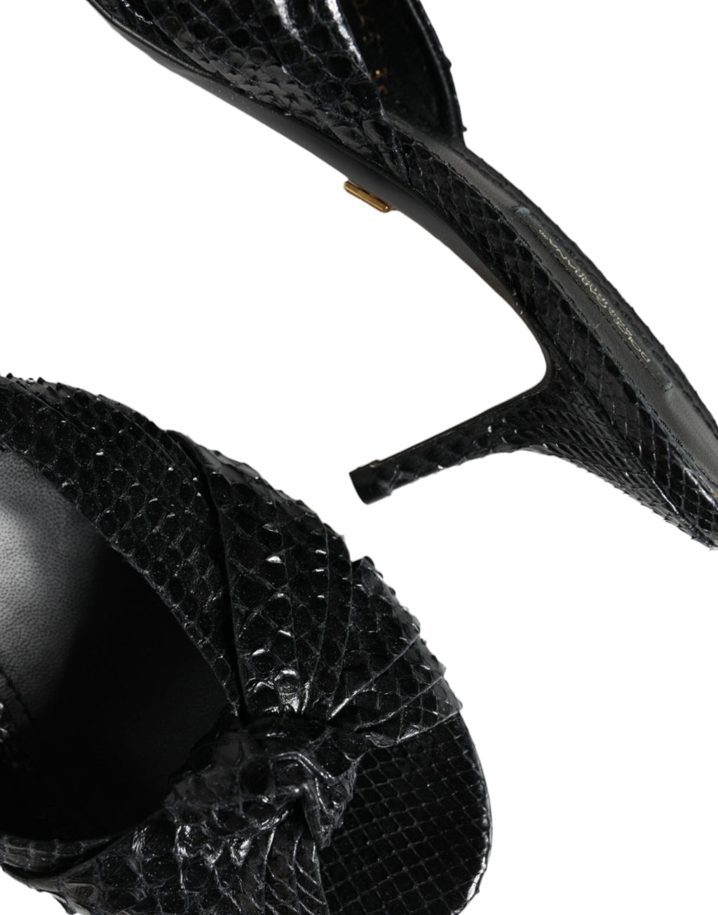 Dolce & Gabbana Black Stiletto Heels for Women additional view