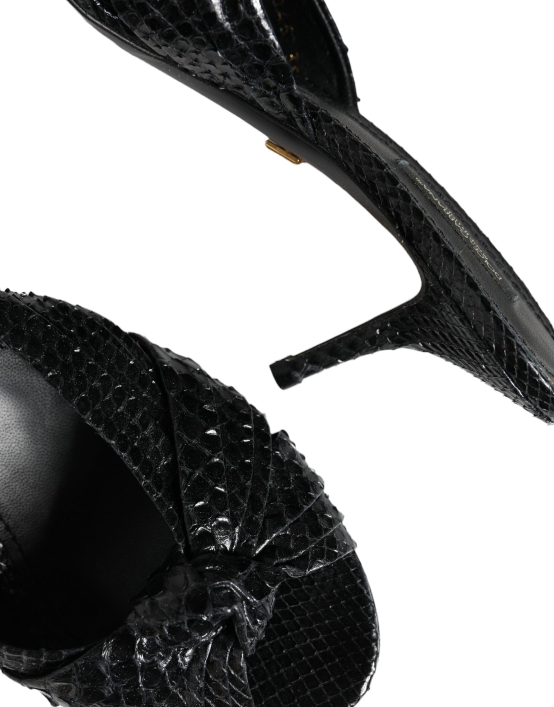 Dolce & Gabbana Black Stiletto Heels for Women additional view