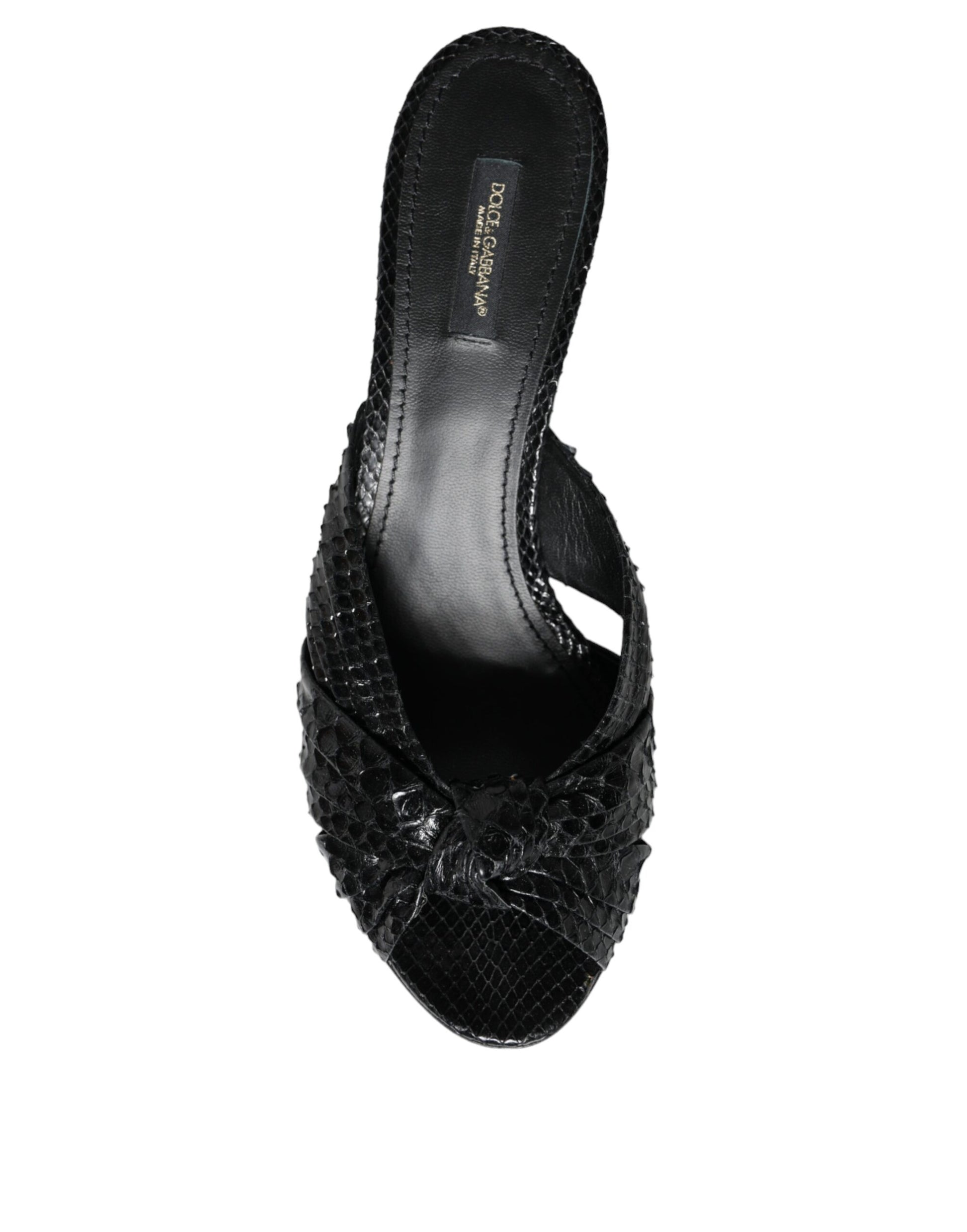 Dolce & Gabbana Black Stiletto Heels for Women additional view