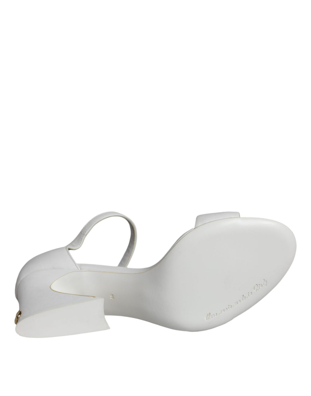 Dolce & Gabbana White Stiletto Heels for Women additional view