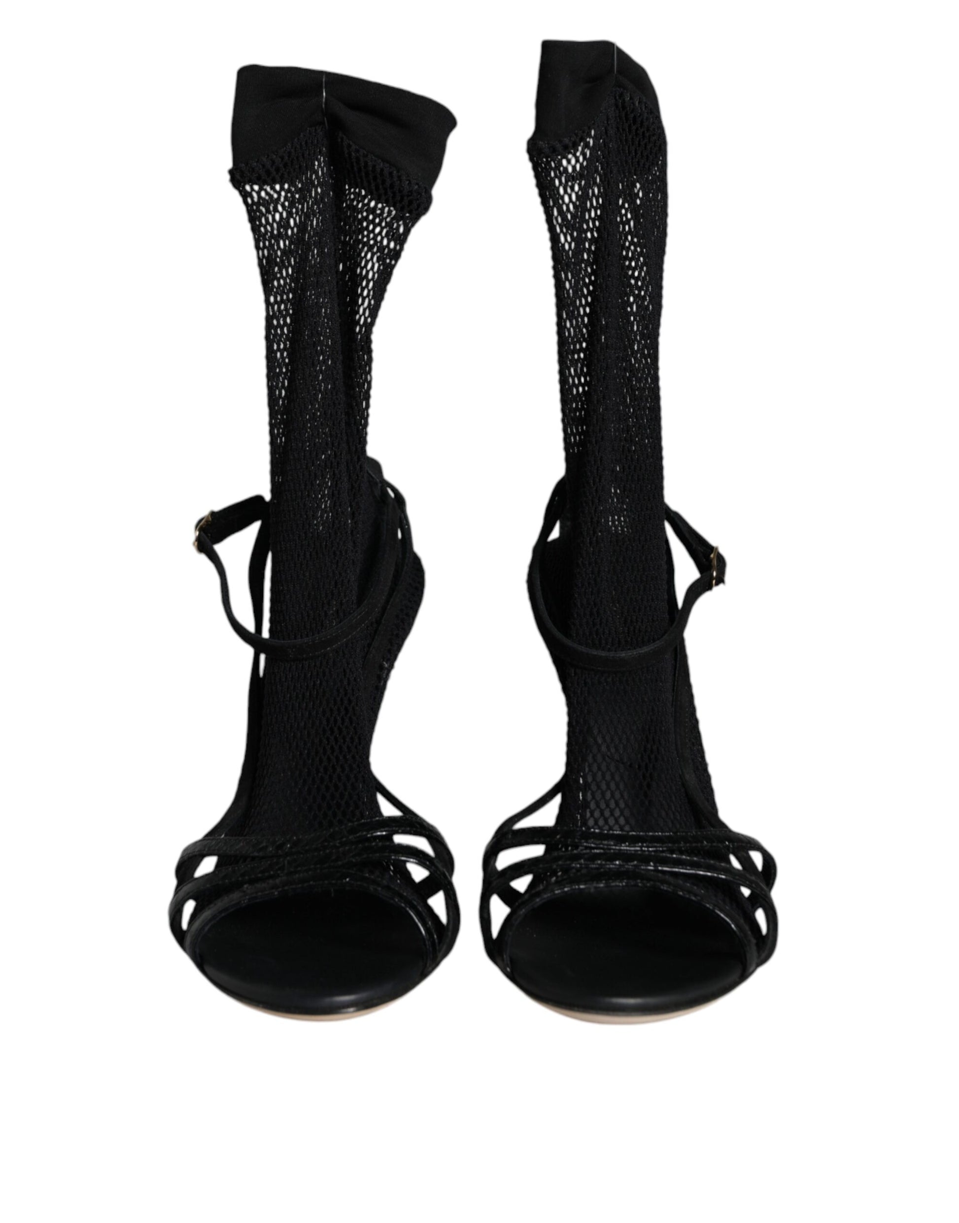 Dolce & Gabbana Black Stiletto Heels for Women detail view