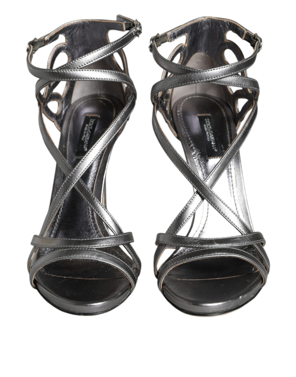 Dolce & Gabbana Silver Stiletto Heels for Women alternate view