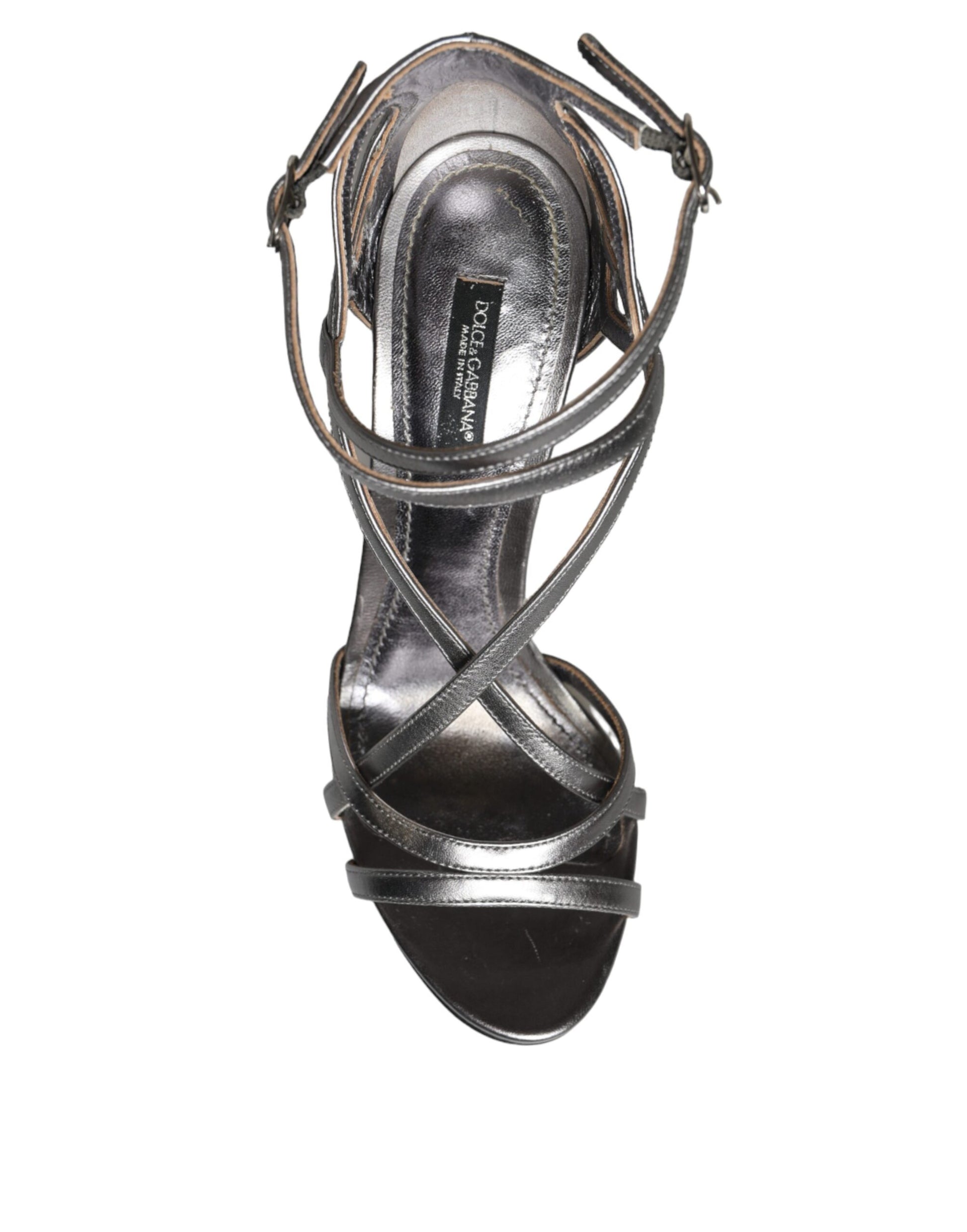 Dolce & Gabbana Silver Stiletto Heels for Women additional view