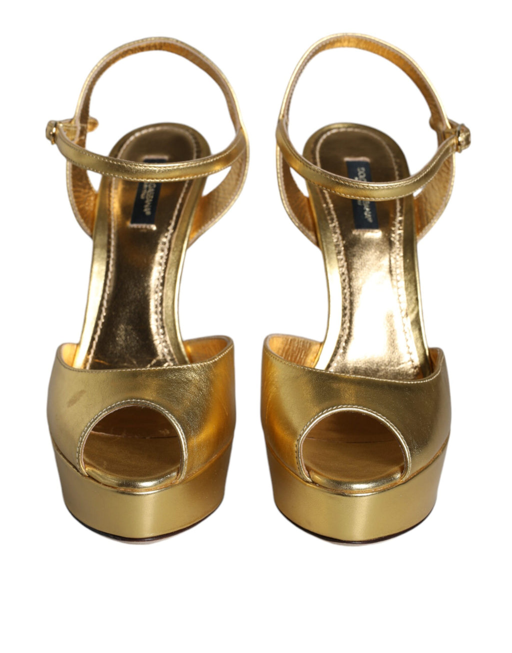 Dolce & Gabbana Gold Platforms for Women alternate view