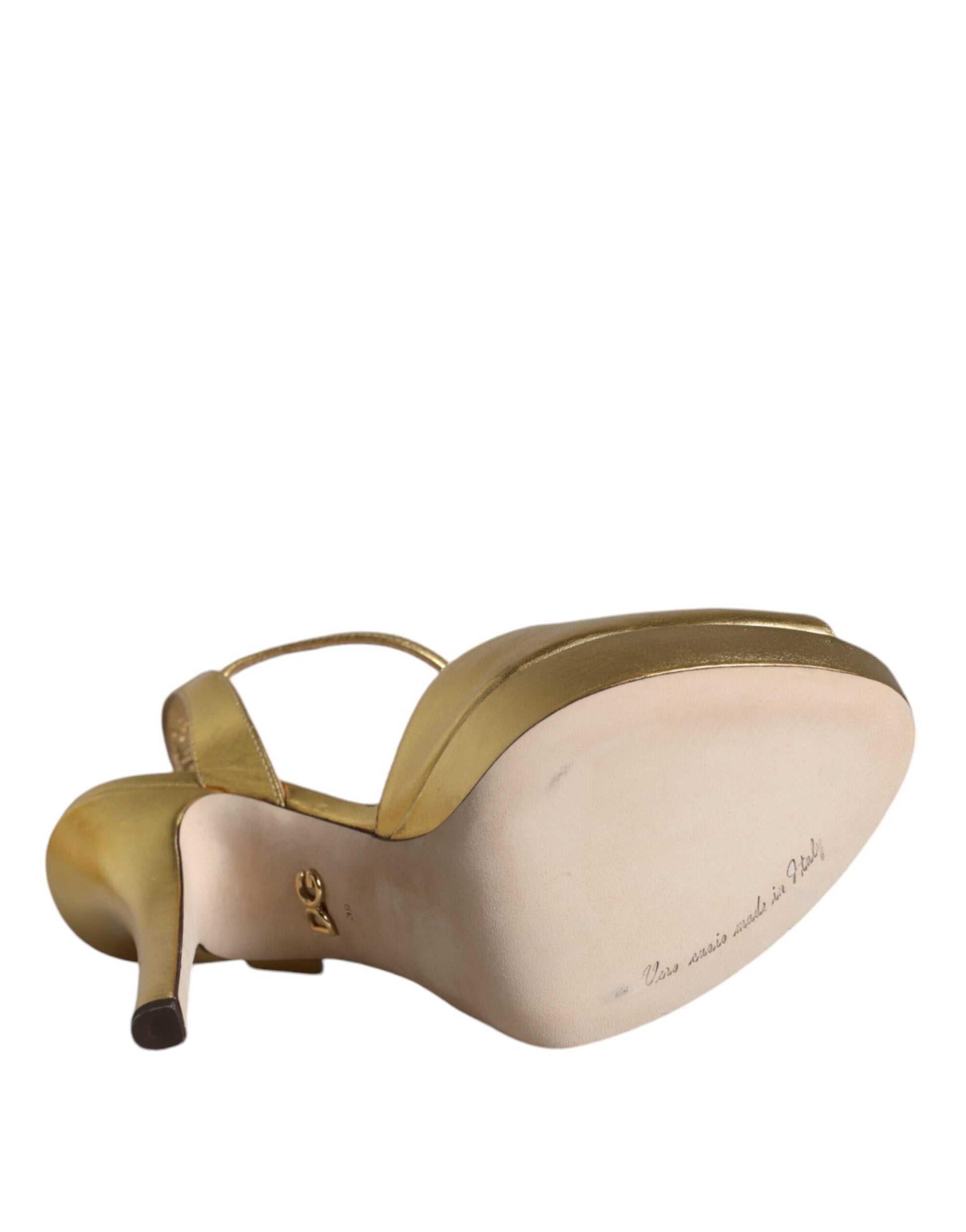 Dolce & Gabbana Gold Platforms for Women additional view