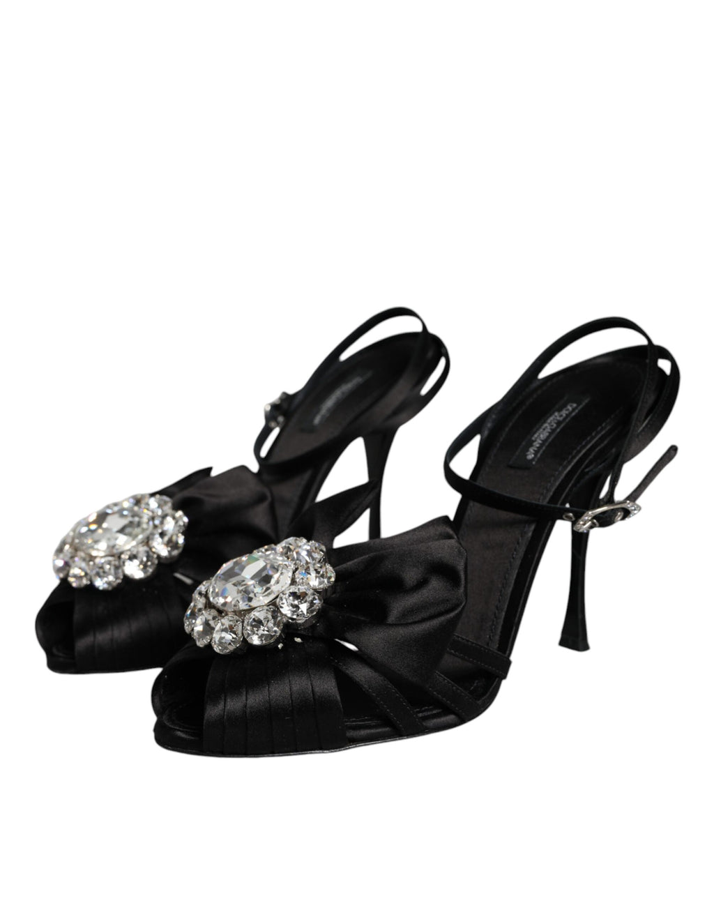 Dolce & Gabbana Black Stiletto Heels for Women detail view