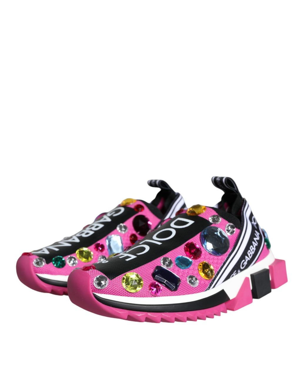 Dolce & Gabbana Pink Chunky Sneakers for Women detail view