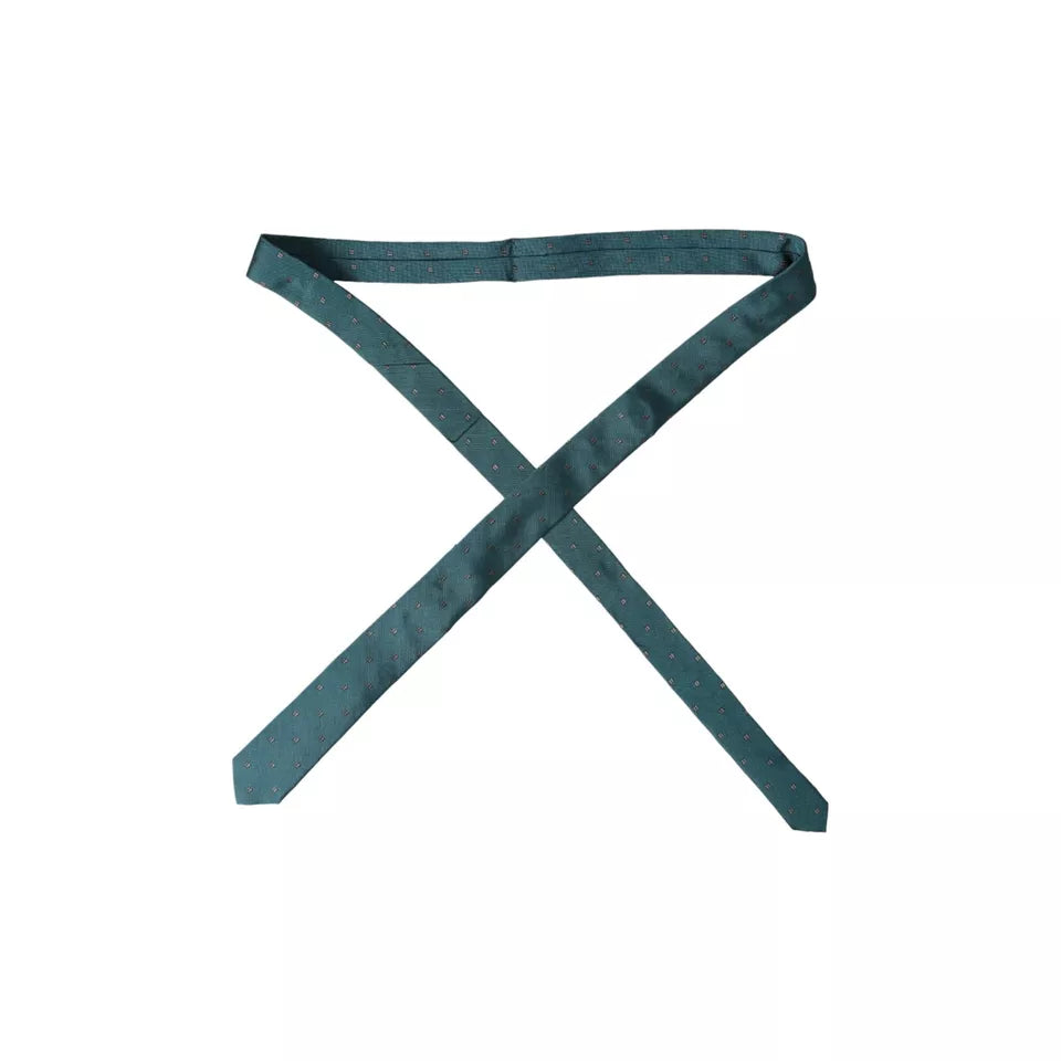 Dolce & Gabbana Green Ties for Men side view
