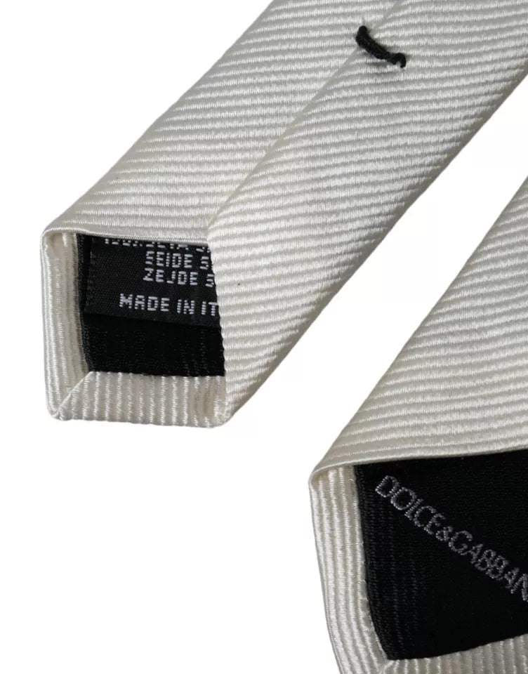 Dolce & Gabbana White Ties for Men alternate view