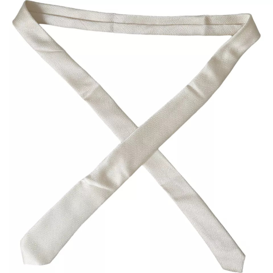 Dolce & Gabbana White Ties for Men additional view