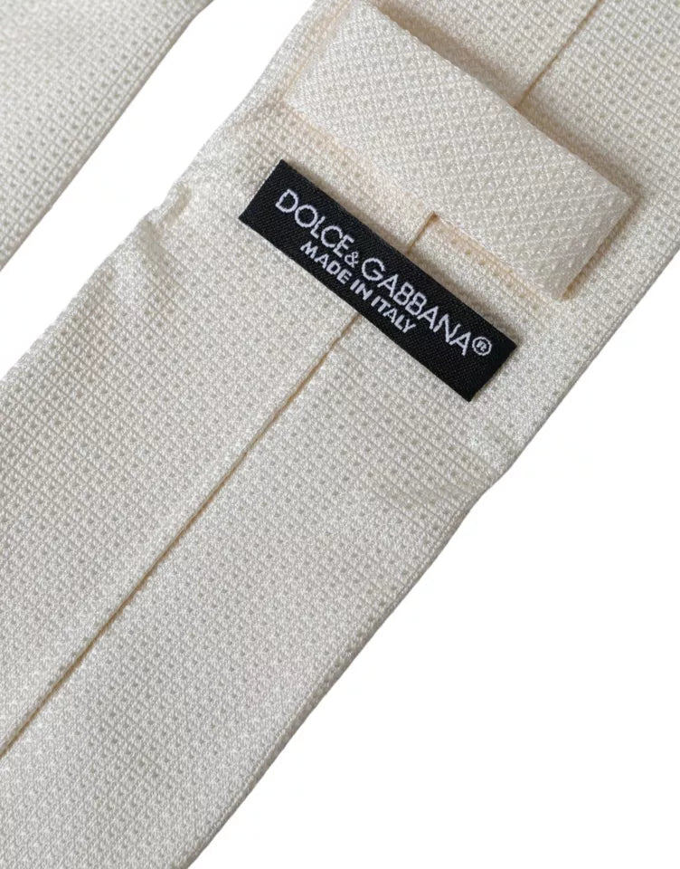 Dolce & Gabbana White Ties for Men additional view
