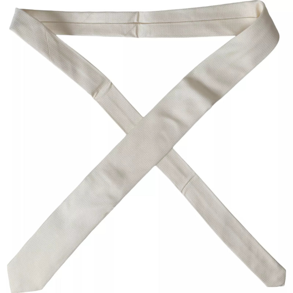 Dolce & Gabbana White Ties for Men alternate view