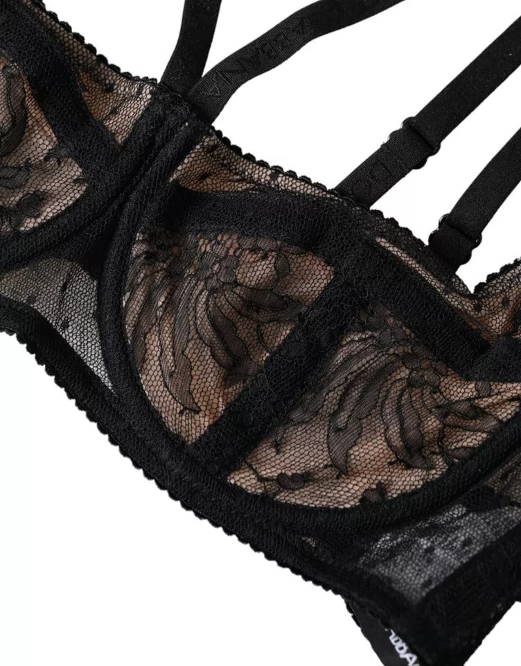 Dolce & Gabbana Black Bras for Women side view