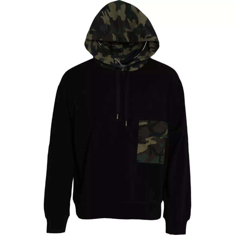 Dolce & Gabbana Black Hoodie for Men additional view