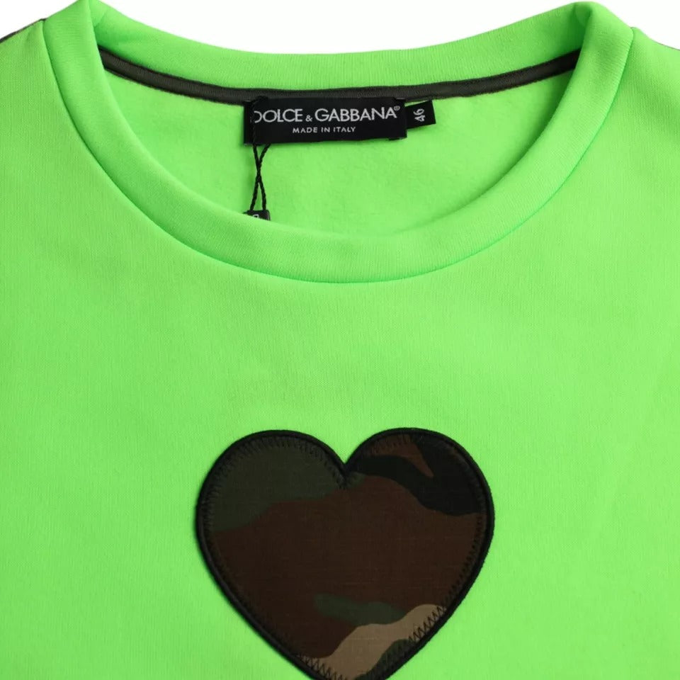 Dolce & Gabbana Green Sweatshirt for Men detail view