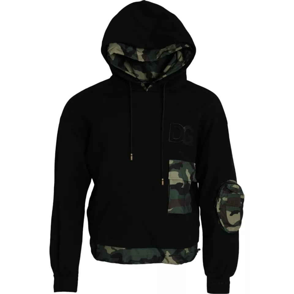 Dolce & Gabbana Black Hoodie for Men