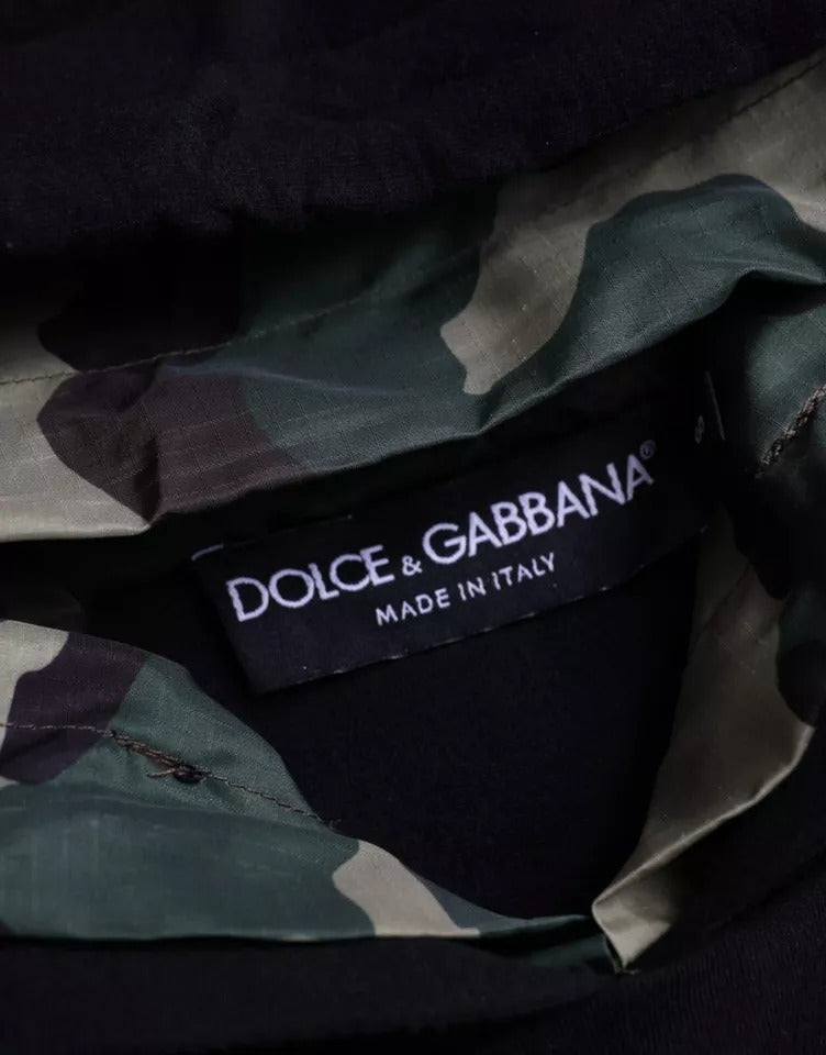 Dolce & Gabbana Black Hoodie for Men additional view