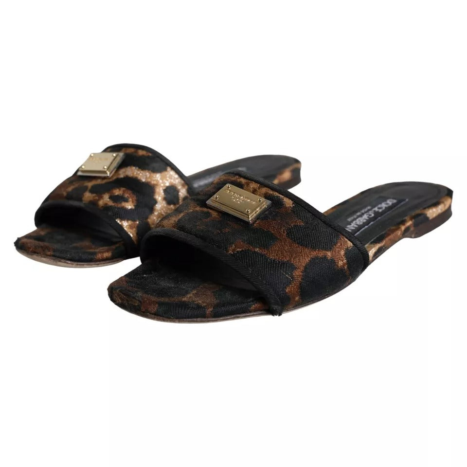 Dolce & Gabbana Brown Flat for Women detail view