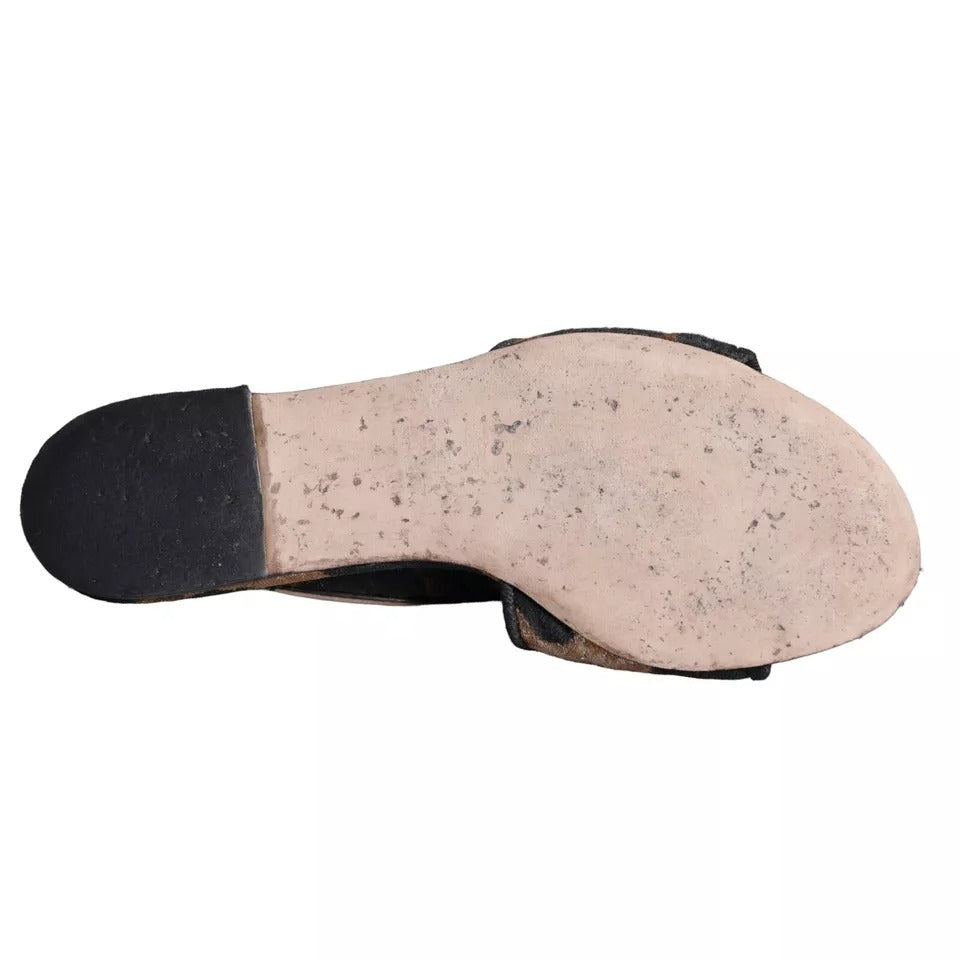 Dolce & Gabbana Brown Flat for Women additional view