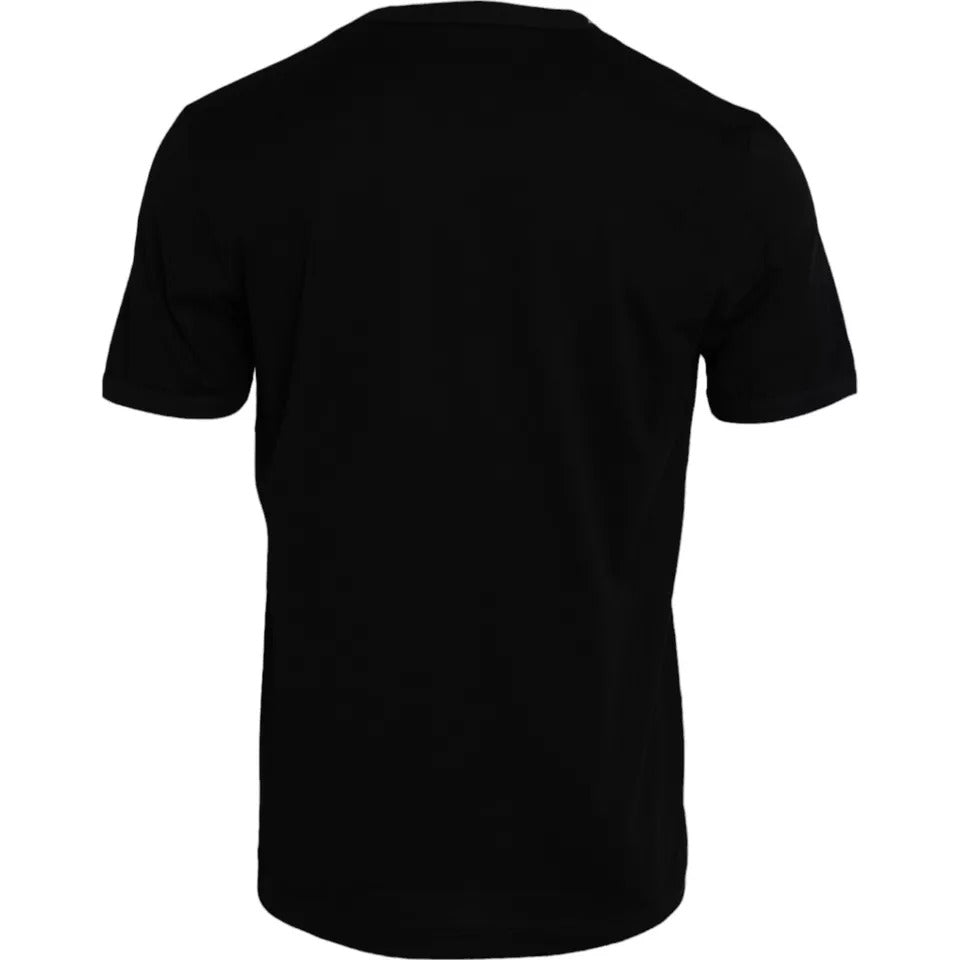 Dolce & Gabbana Black T-Shirt for Men side view