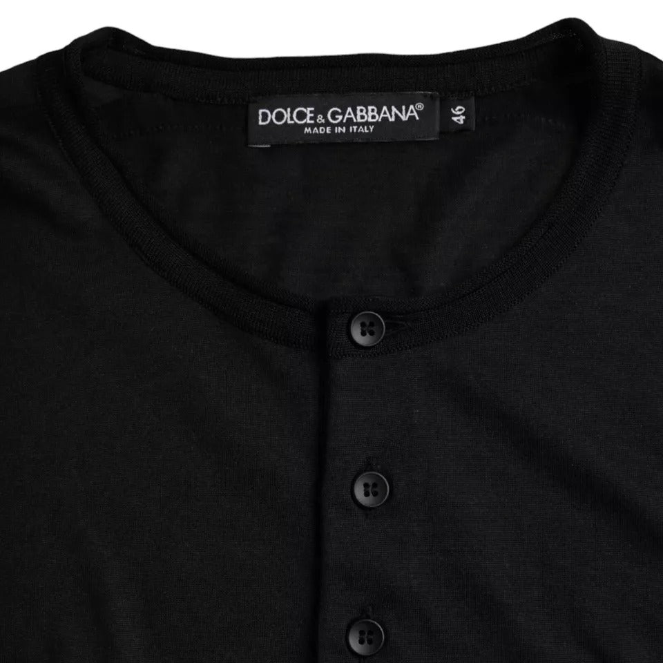Dolce & Gabbana Black T-Shirt for Men detail view