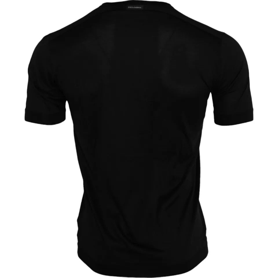 Dolce & Gabbana Black T-Shirt for Men side view