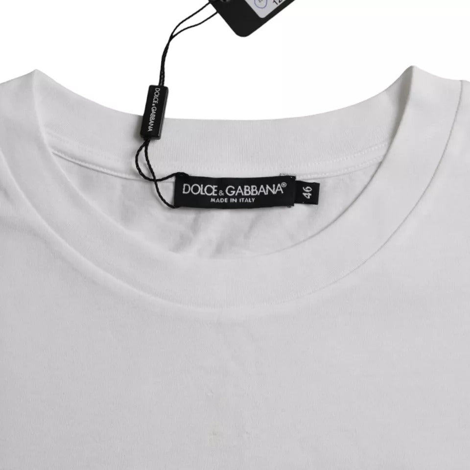 Dolce & Gabbana White T-Shirt for Men side view