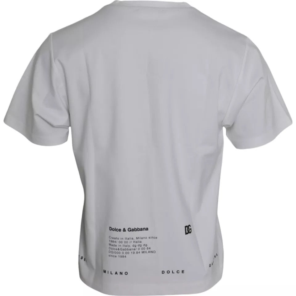 Dolce & Gabbana White T-Shirt for Men detail view