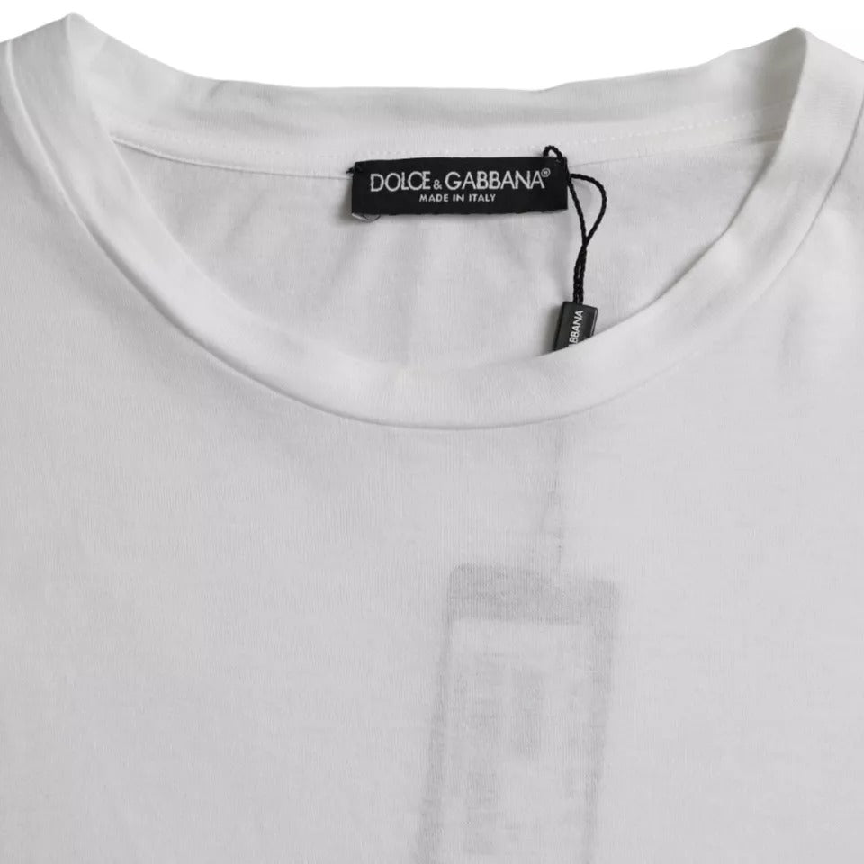 Dolce & Gabbana White T-Shirt for Men side view
