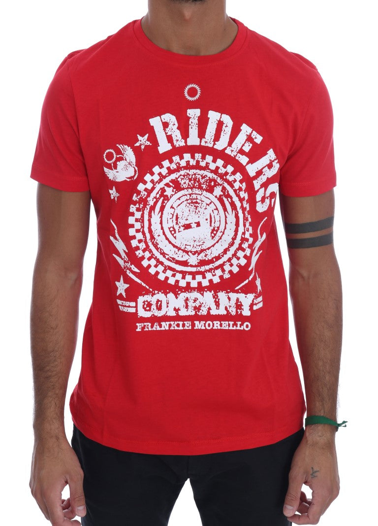 Frankie Morello Red T-Shirt for Men