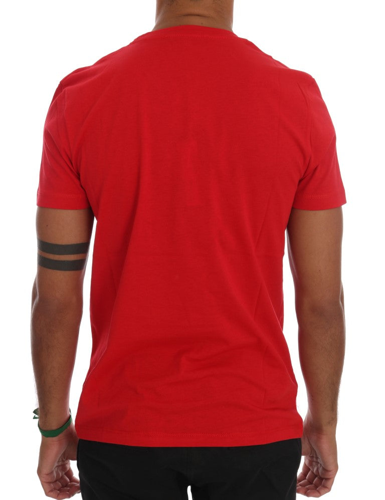 Frankie Morello Red T-Shirt for Men detail view