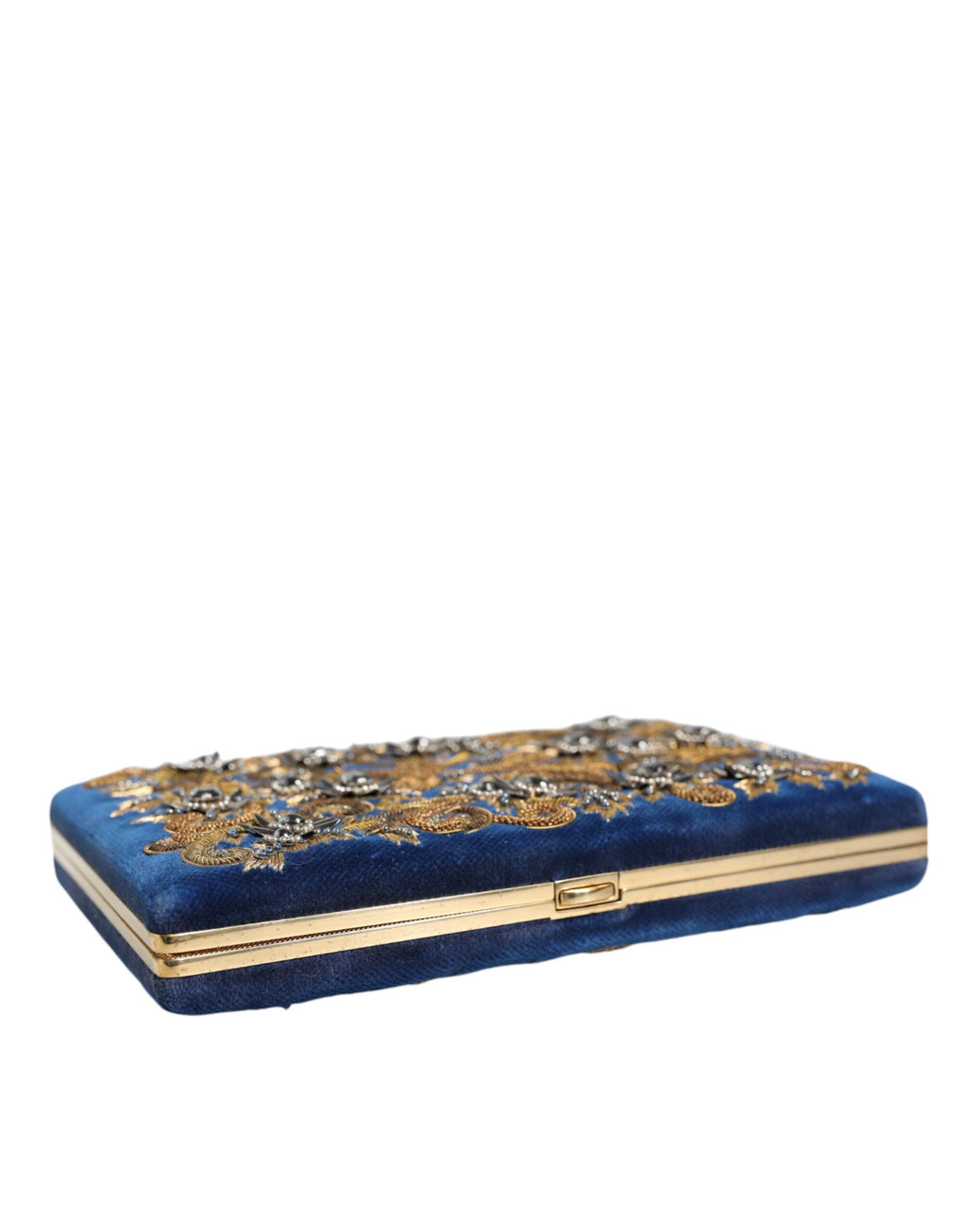 Dolce & Gabbana Blue Clutch Bag for Women side view